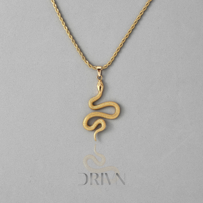 Snake Pendant (Gold)