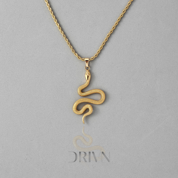 Snake Pendant (Gold)