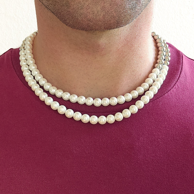 pearl necklace for men