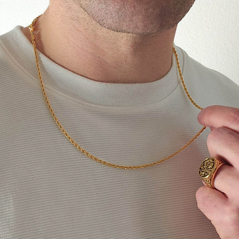gold necklace chains