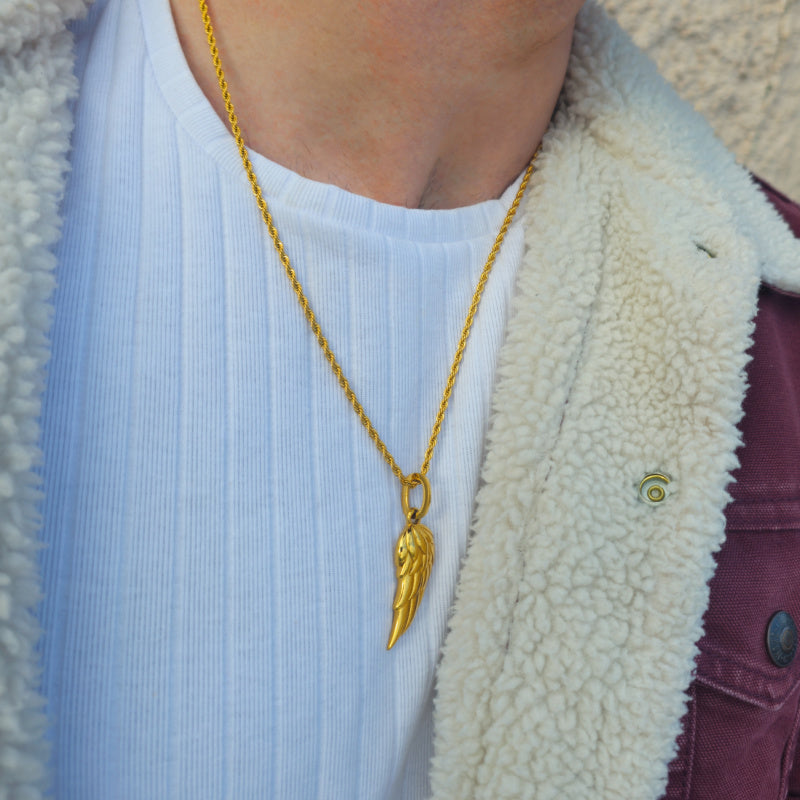 Wing Necklace  - 18k Gold