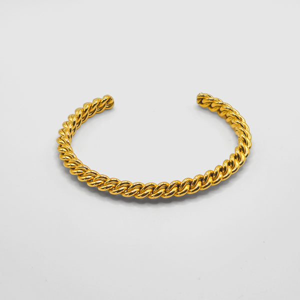 14k Gold Basket Weave Bracelet