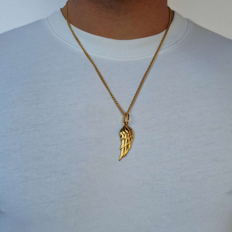 Wing Necklace  - 18k Gold