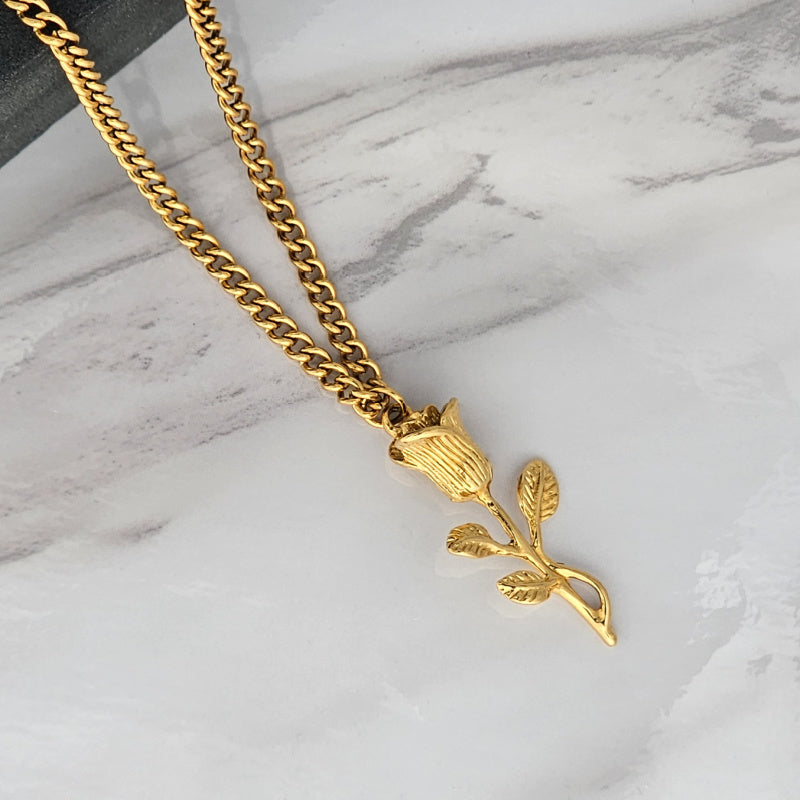 Rose Gold Necklace Chain - 18K Gold Plated