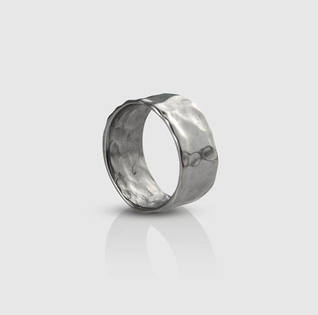 Hammered Silver Ring