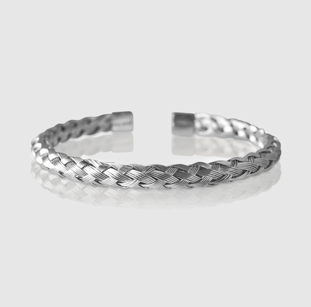 Woven Silver Bracelet