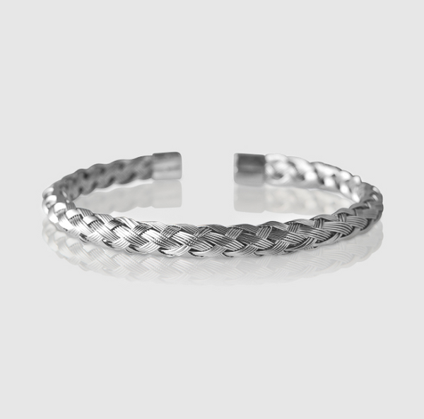 Woven Silver Bracelet