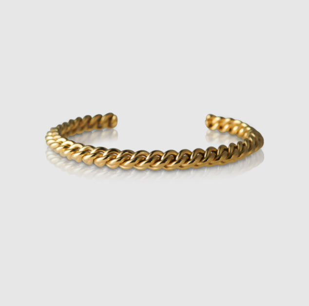 14k Gold Basket Weave Bracelet