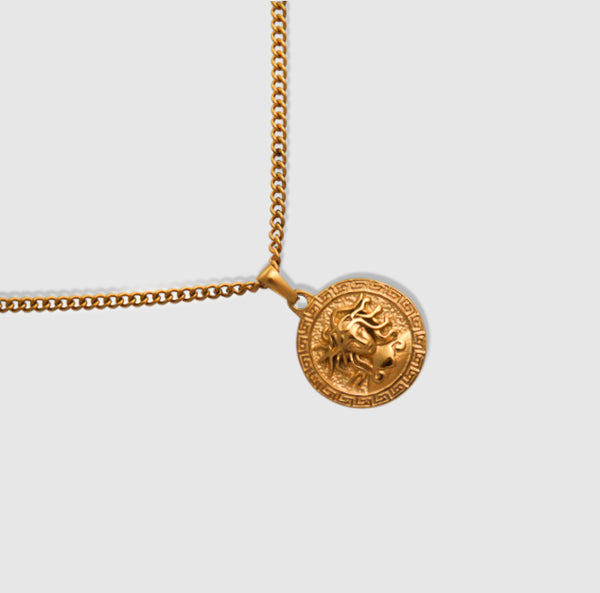 Medusa Necklace (Gold)