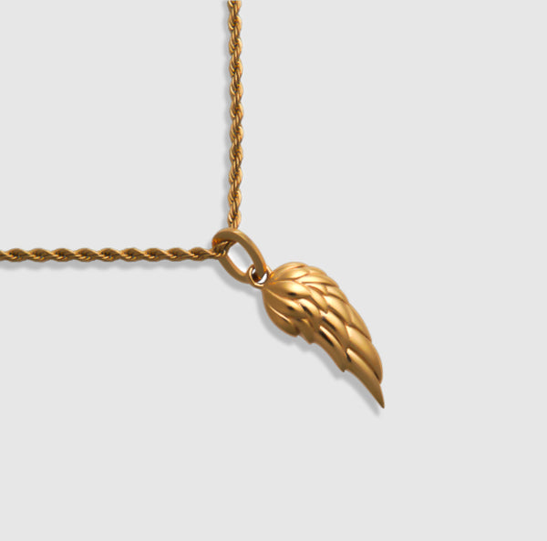 Gold Angel Wing Necklace