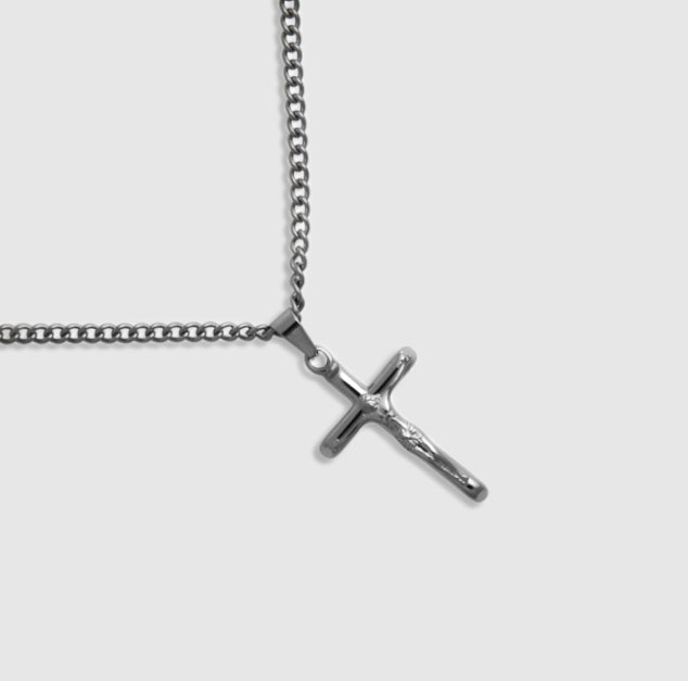 Cross Necklace (Silver)