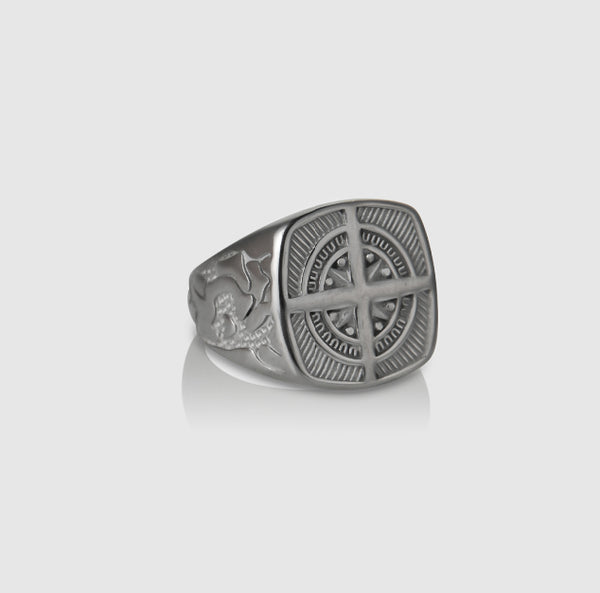 Mens Compass Ring