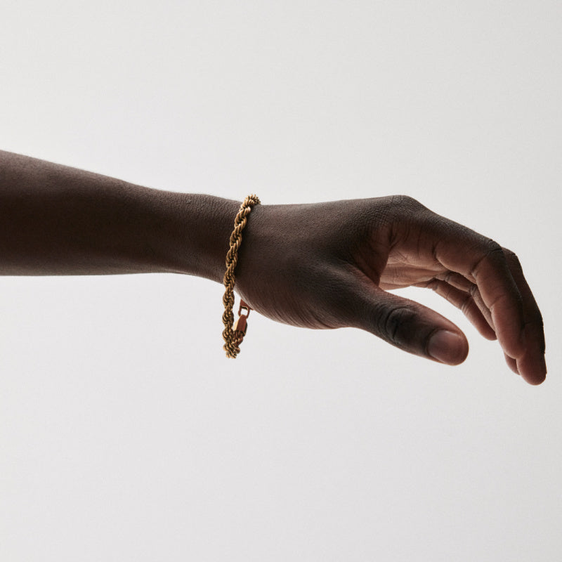 Rope Bracelet (Gold) 4mm