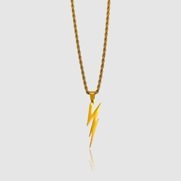 Lightning Pendant (Gold)