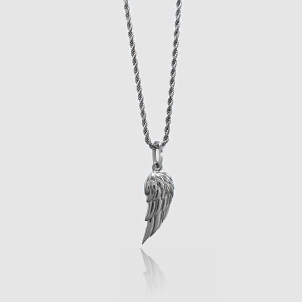 Angel Wing Pendant - Sterling Silver