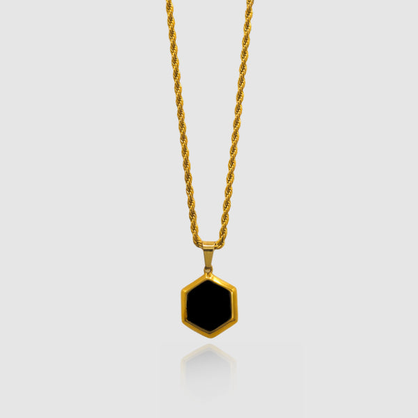 onyx amulet necklace