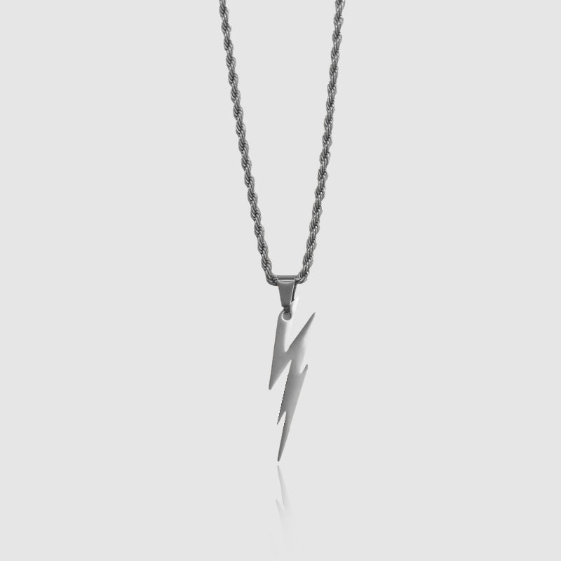 Lightning Pendant (Silver)