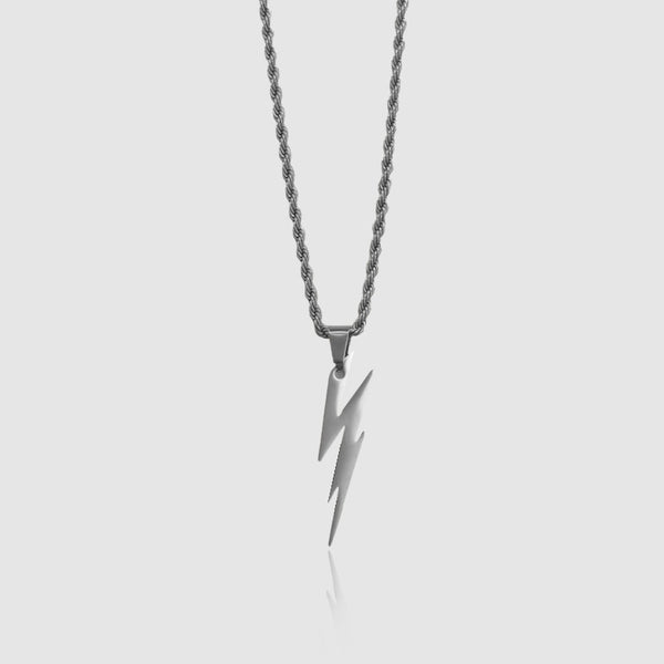 Lightning Pendant (Silver)