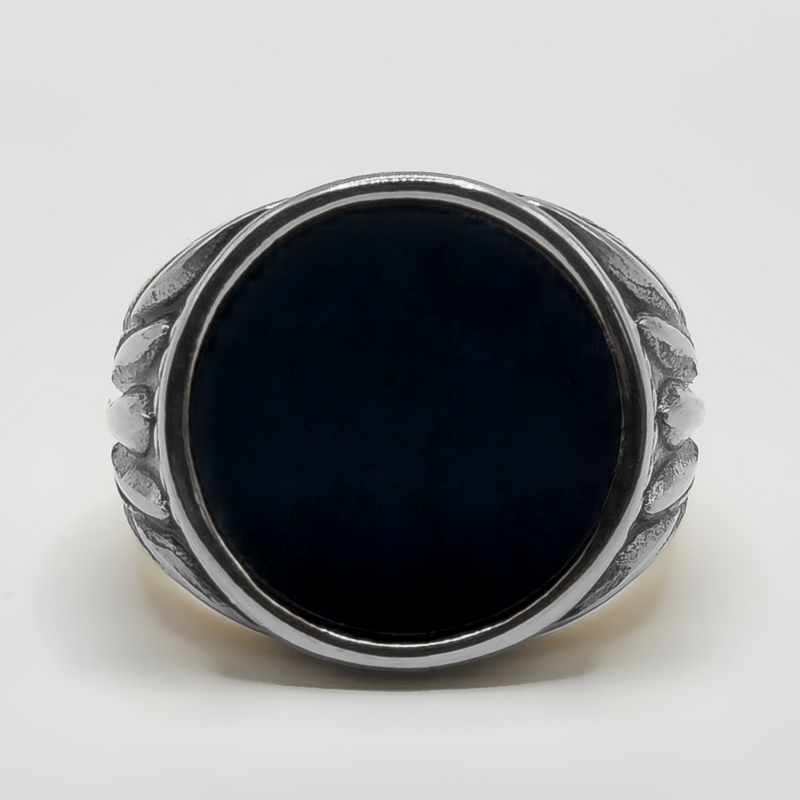 Black Onyx ― Rings for Men (New)