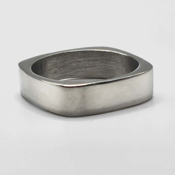Silver Cubical Ring